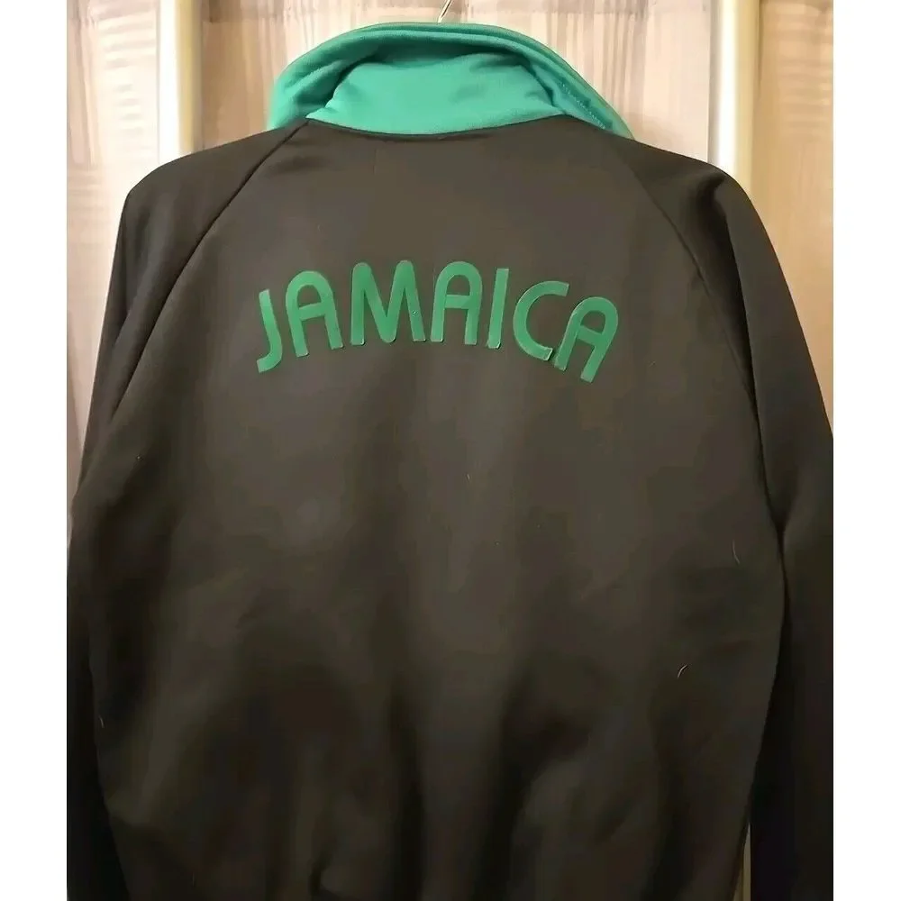 Retro-League Jamaica Football Federation Zip-Up Jacket Sz S‎